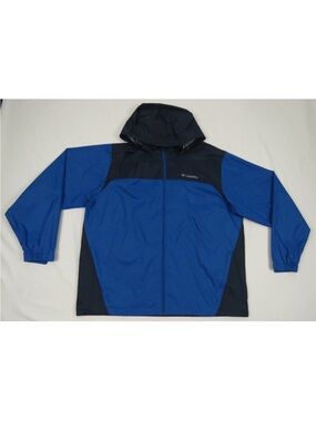 NWOT Columbia Wind Rain Packable Hooded Full Zip Windbreaker Jacket XL